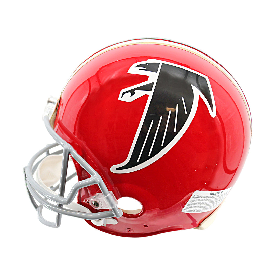 Deion Sanders Atlanta Falcons Autographed Inscribed VSR-4 Proline Authentic Helmet Fanatics Auth