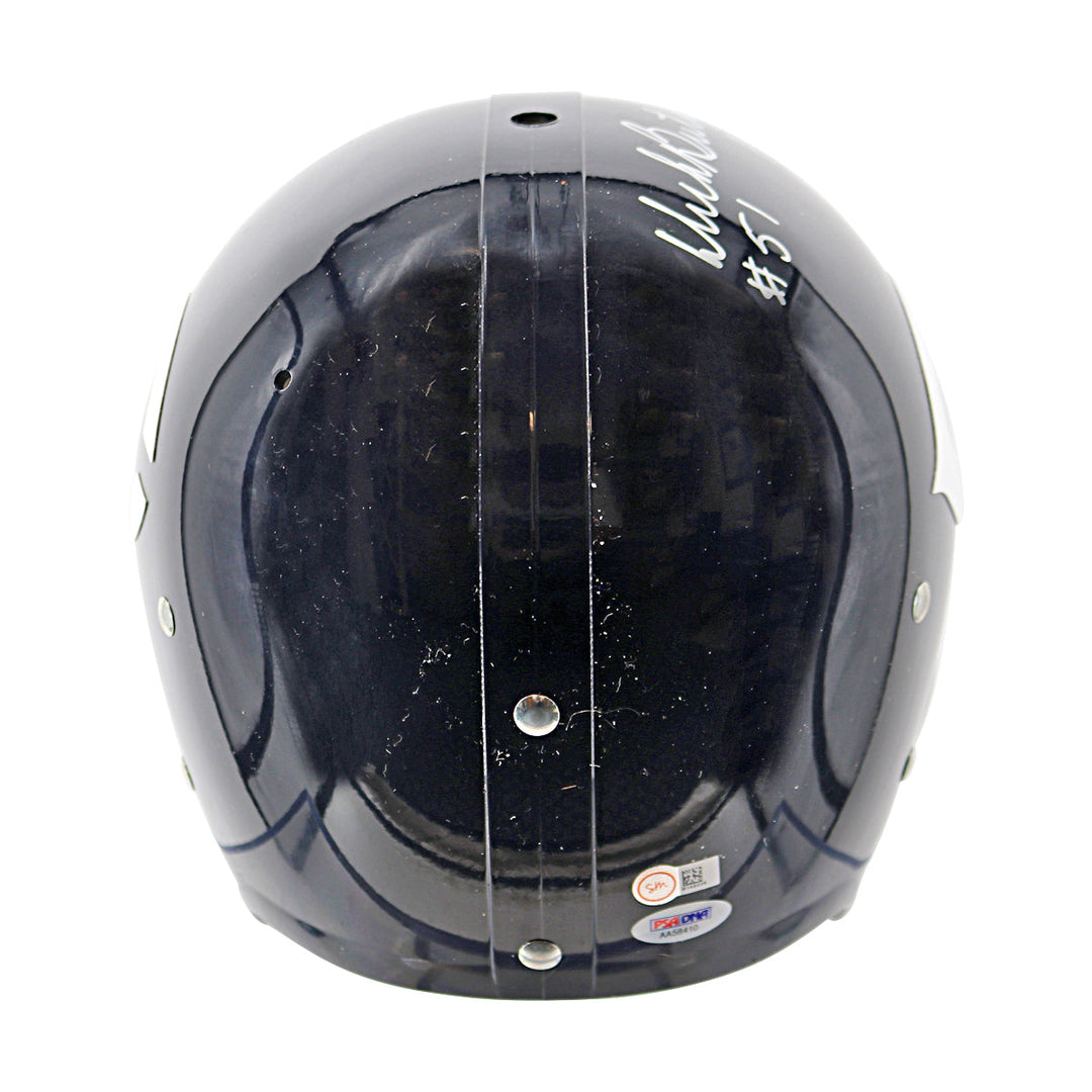 Dick Butkus Chicago Bears Autographed Inscribed Suspension Authentic Helmet JSA & PSA Holo