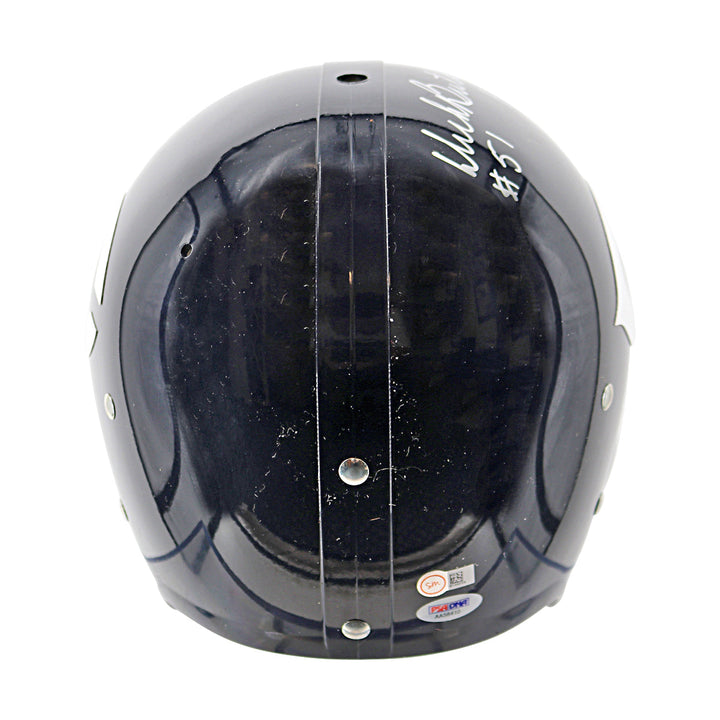 Dick Butkus Chicago Bears Autographed Inscribed Suspension Authentic Helmet JSA & PSA Holo