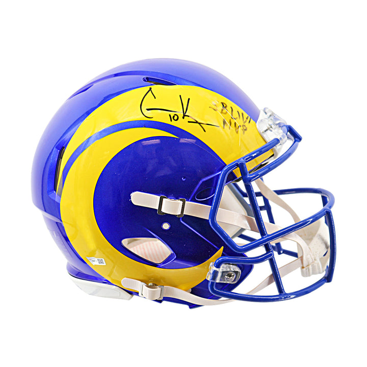 Cooper Kupp Los Angeles Rams Autographed Inscribed Speed Authentic Helmet Fanatics Auth