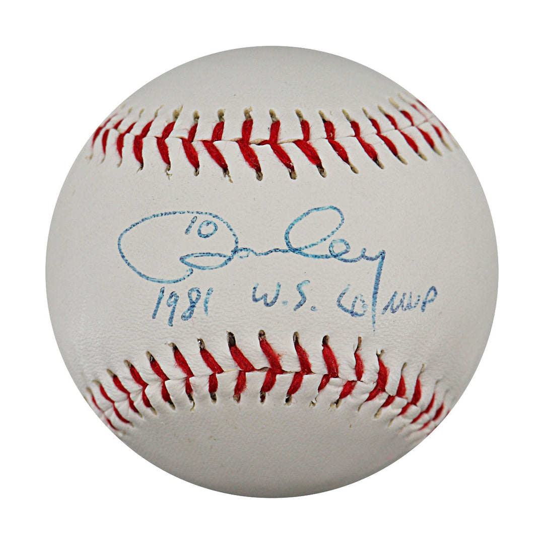 Ron Cey Los Angeles Dodgers Autographed Official League Baseball JSA Holo