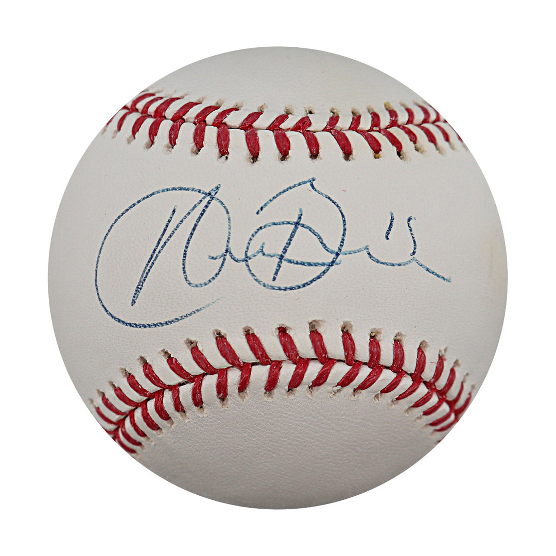 Austin Barnes Los Angeles Dodgers Autographed OMLB Baseball JSA Holo
