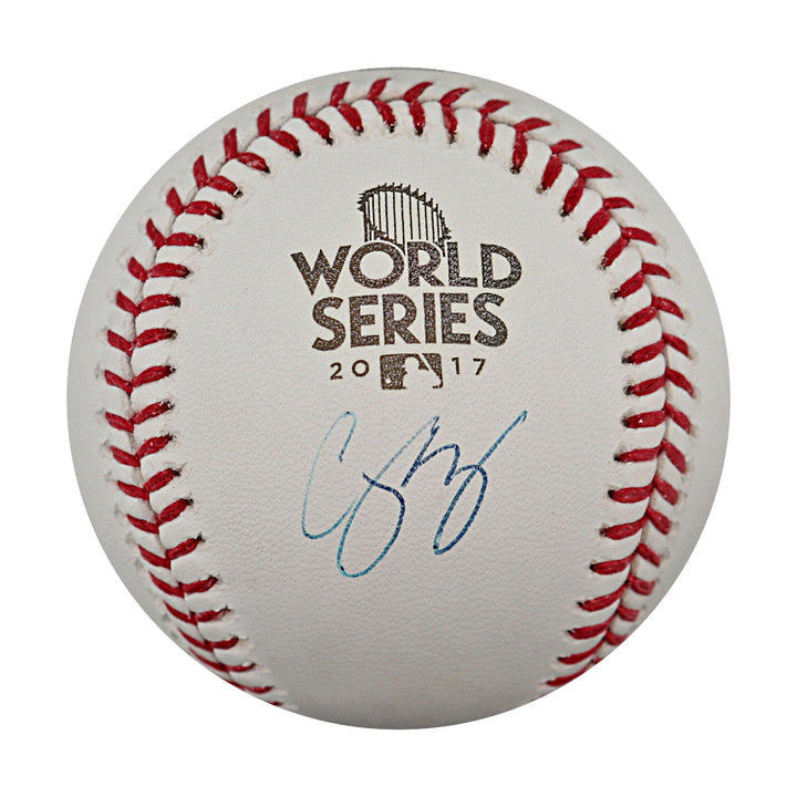 Cody Bellinger Los Angeles Dodgers Autographed 2017 World Series Logo Baseball Fanatics & MLB Auth
