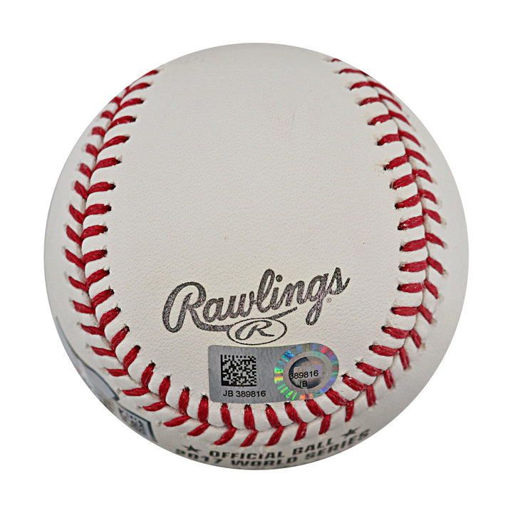 Cody Bellinger Los Angeles Dodgers Autographed 2017 World Series Logo Baseball Fanatics & MLB Auth