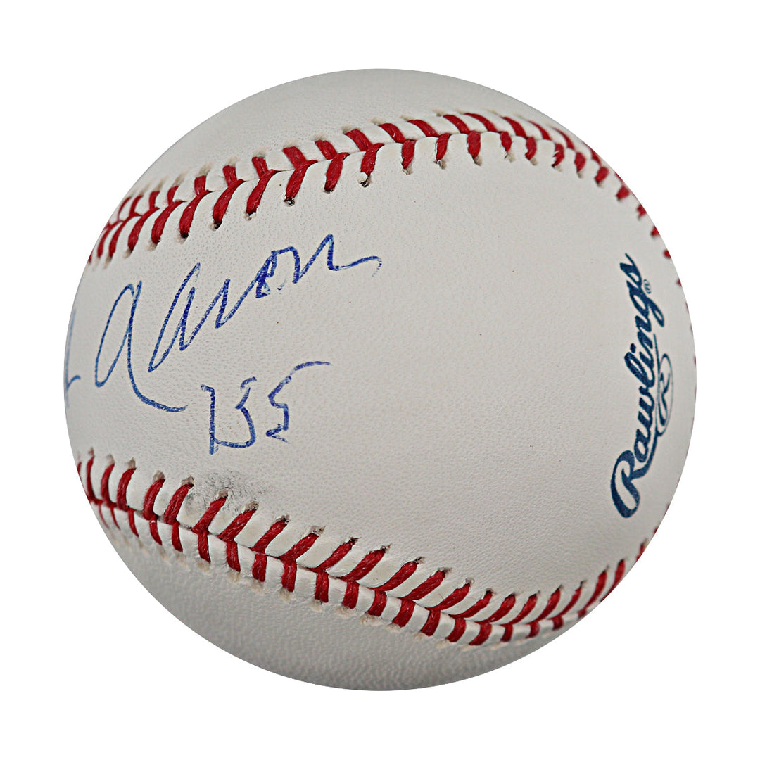 Hank Aaron Atlanta Braves Autographed Inscribed OMLB Baseball Sports Memorabilia Auth