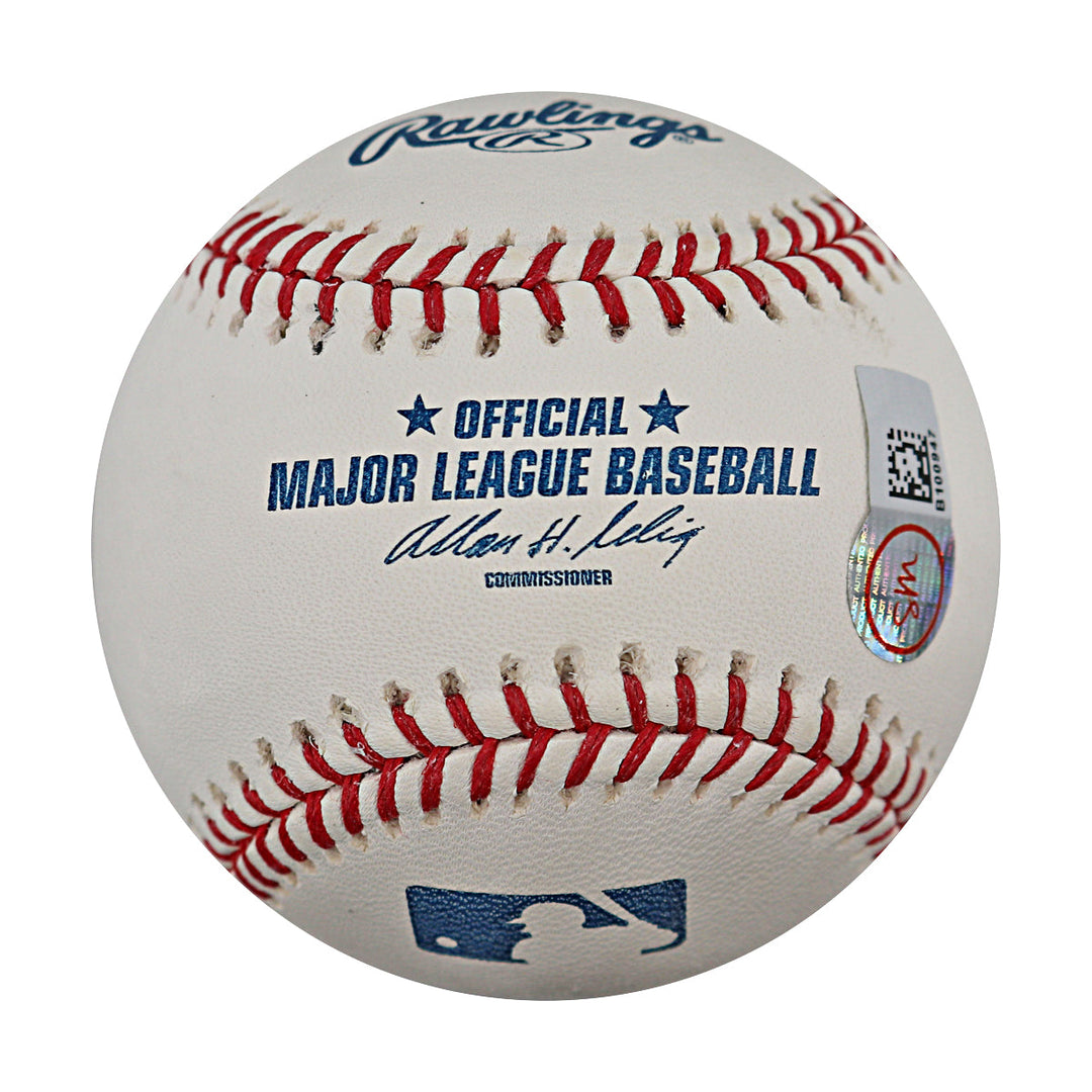 Hank Aaron Atlanta Braves Autographed Inscribed OMLB Baseball Sports Memorabilia Auth