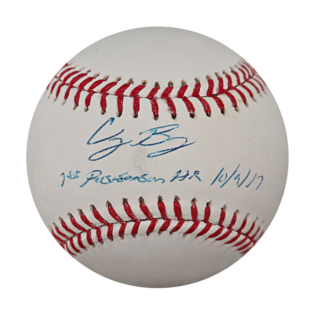 Cody Bellinger Los Angeles Dodgers Autographed Inscribed OMLB Baseball Fanatics & MLB Auth