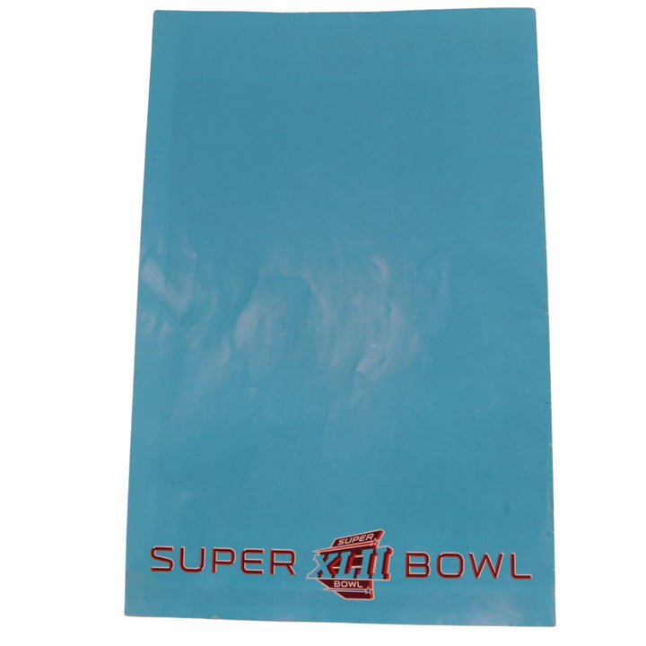 Super Bowl XLII Giants vs. Patriots Ticket, Lanyard, & Guest Guide Set