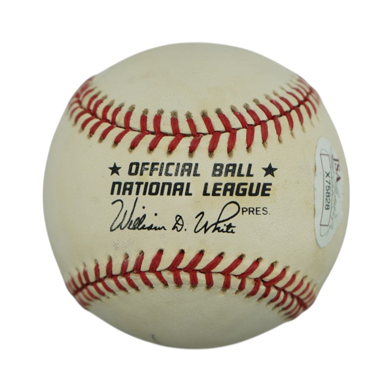 Roy Campanella Brooklyn Dodgers Autographed National League Official Baseball JSA Holo Only