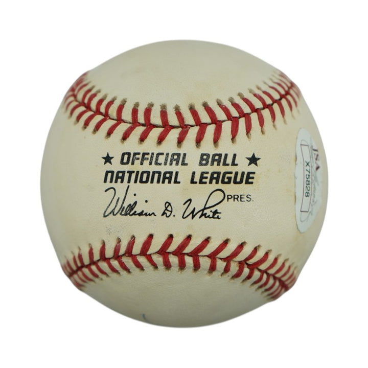 Roy Campanella Brooklyn Dodgers Autographed National League Official Baseball JSA Holo Only
