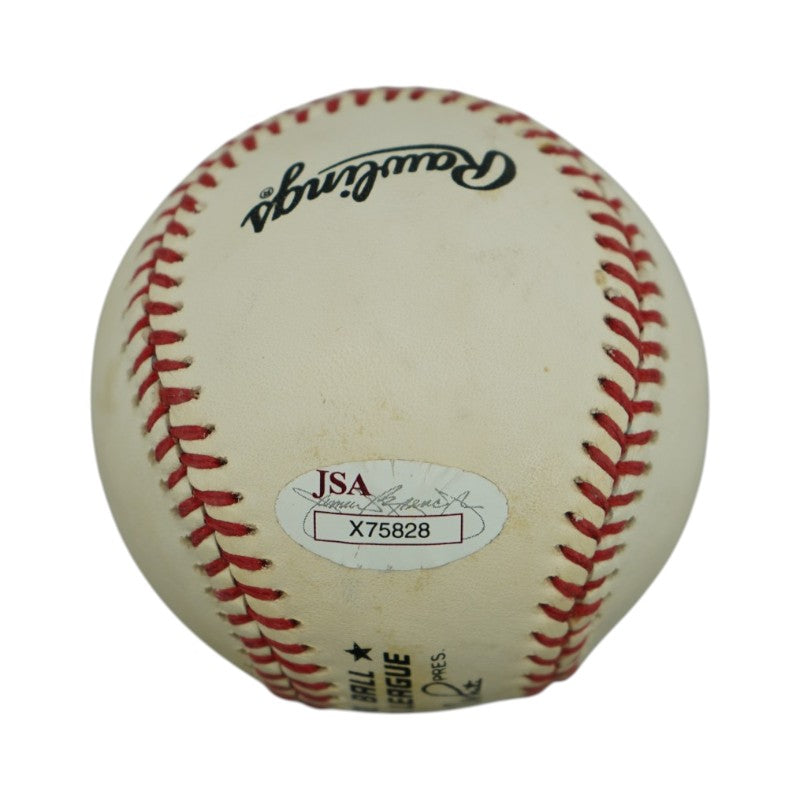 Roy Campanella Brooklyn Dodgers Autographed National League Official Baseball JSA Holo Only