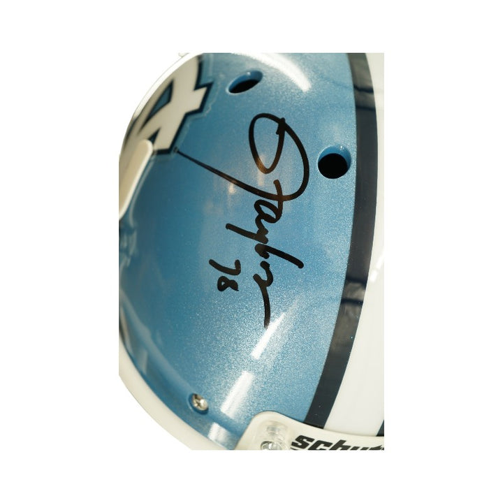 Lawrence Taylor Autographed North Carolina Full-Size Replica Helmet JSA Holo Only