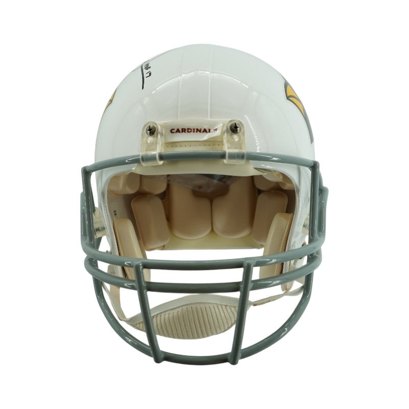 Kurt Warner Arizona Cardinals Autographed Inscribed Full-Size Replica Helmet Radtake COA/Kurt Warner COA