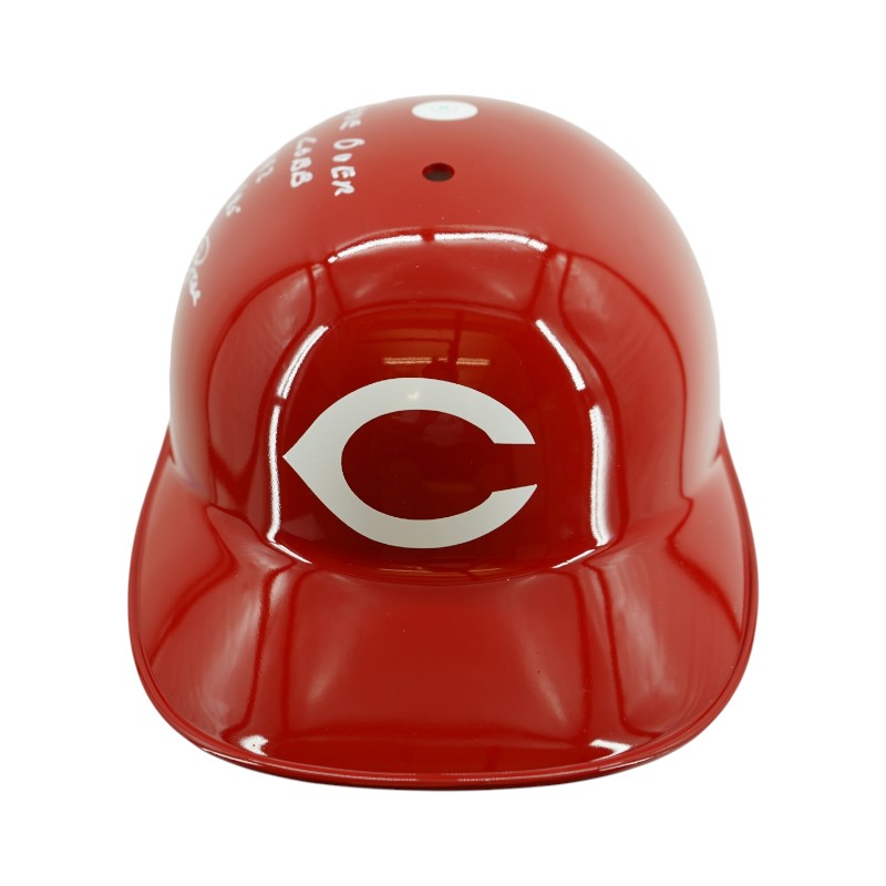 Pete Rose Cincinnati Reds Autographed Inscribed Batting Helmet JSA Holo Only