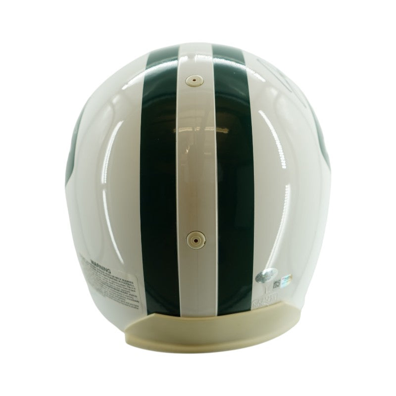 Joe Namath New York Jets Autographed Inscribed Full-Size Authentic Helmet Fanatics Auth