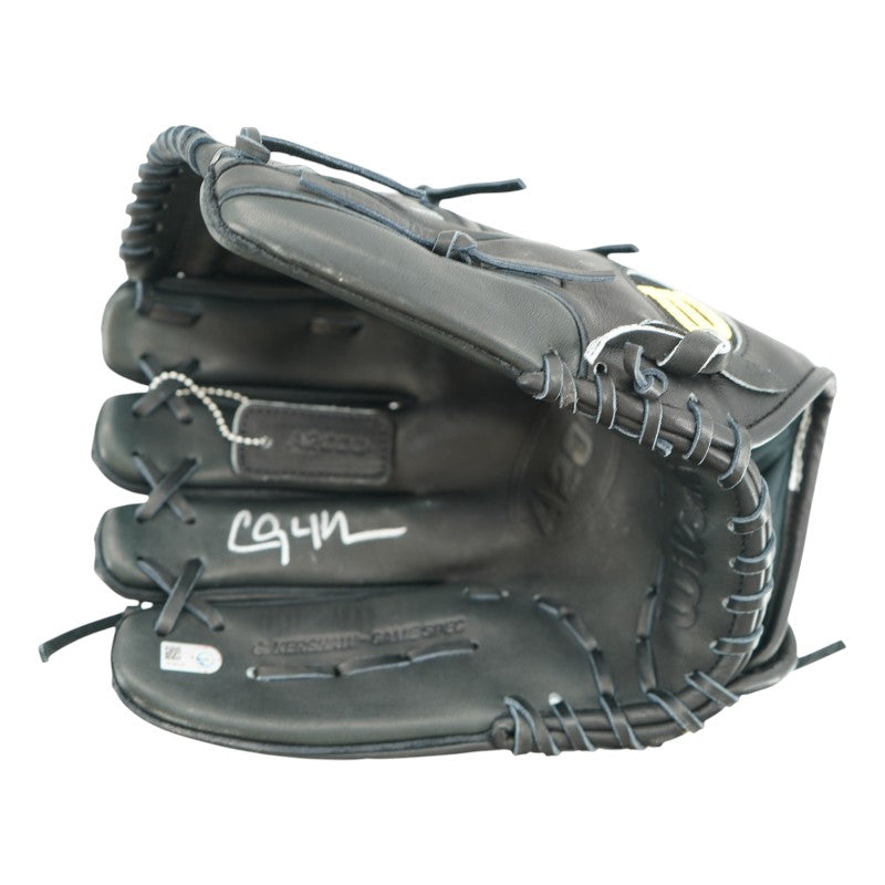 Clayton Kershaw Los Angeles Dodgers Autographed Wilson A2000 Black Glove MLB / Fanatics Auth