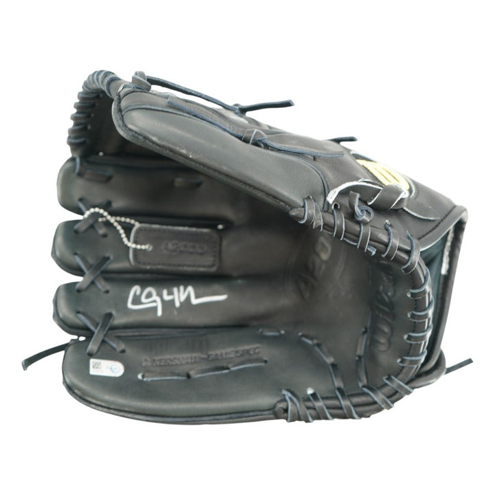Clayton Kershaw Los Angeles Dodgers Autographed Wilson A2000 Black Glove MLB / Fanatics Auth