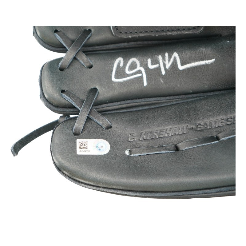 Clayton Kershaw Los Angeles Dodgers Autographed Wilson A2000 Black Glove MLB / Fanatics Auth