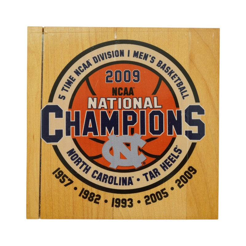 UNC Final Four Floor 6x6 Slab LE of 2009 Steiner COA