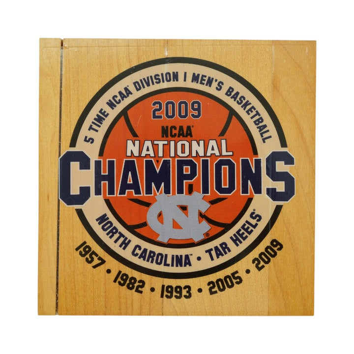 UNC Final Four Floor 6x6 Slab LE of 2009 Steiner COA