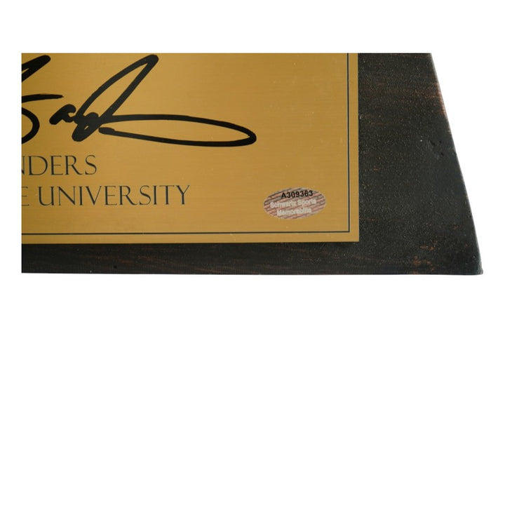 Barry Sanders Oklahoma State University Autographed Heisman Trophy Schwartz Auth