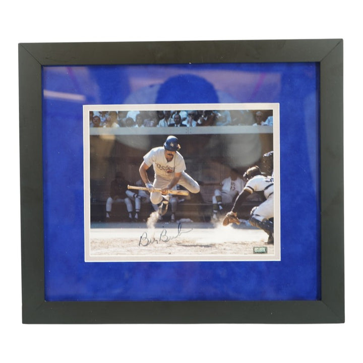 Bill Buckner Los Angeles Dodgers Autographed Framed 8x10 Photo SM COA