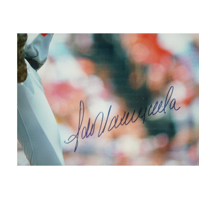Fernando Valenzuela Los Angeles Dodgers Autographed Framed 16x20 Photo MLB Auth