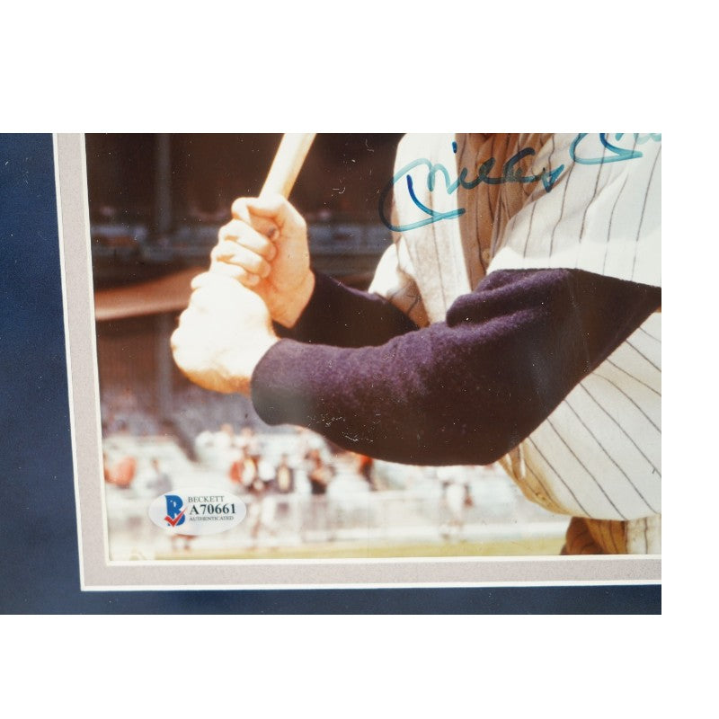 Mickey Mantle New York Yankees Autographed Framed 8x10 Photo Beckett LOA