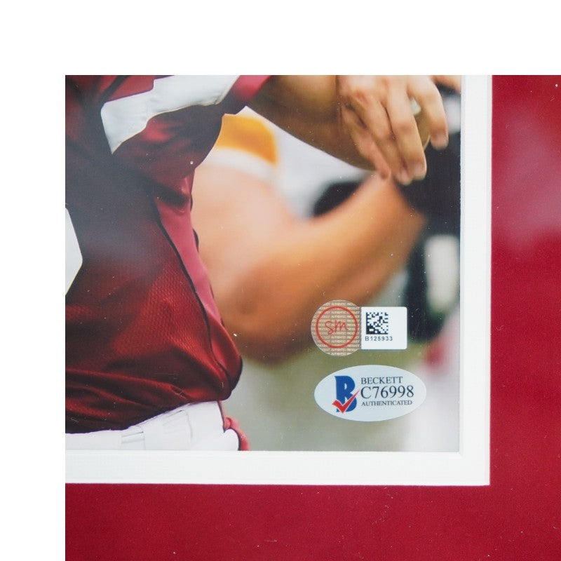 Kurt Warner Arizona Cardinals Autographed Framed 8x10 Photo Beckett Auth