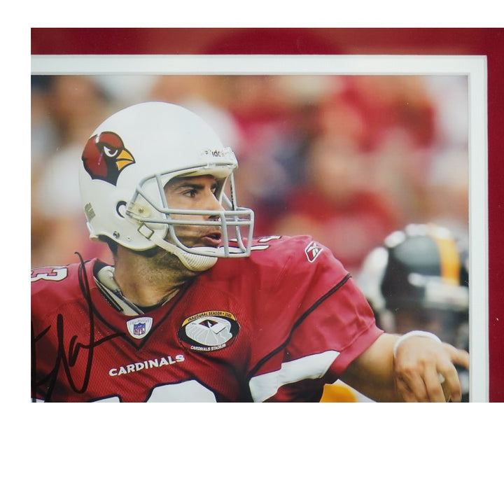 Kurt Warner Arizona Cardinals Autographed Framed 8x10 Photo Beckett Auth