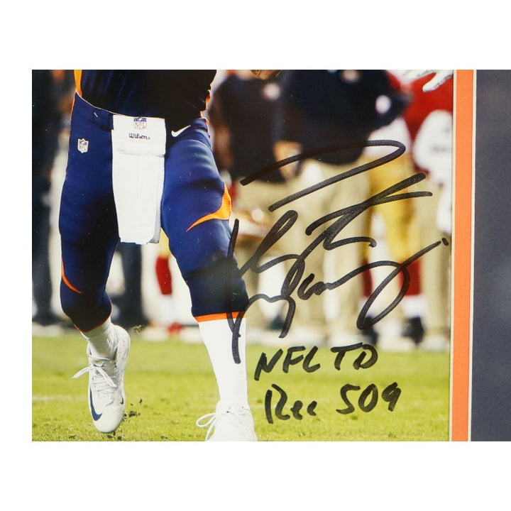 Peyton Manning Denver Broncos Autographed Inscribed 8x10 Photo Fanatics Auth