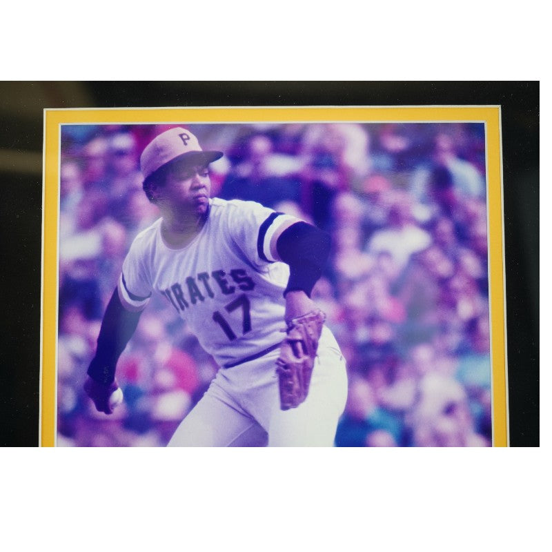 Doc Ellis Pittsburgh Pirates Autographed Framed 8x10 Photo MLB AUTH