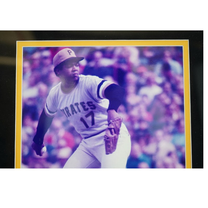 Doc Ellis Pittsburgh Pirates Autographed Framed 8x10 Photo MLB AUTH