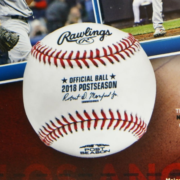 Los Angeles Dodgers Framed 2018 NLCS Baseball Relic MLB AUTH