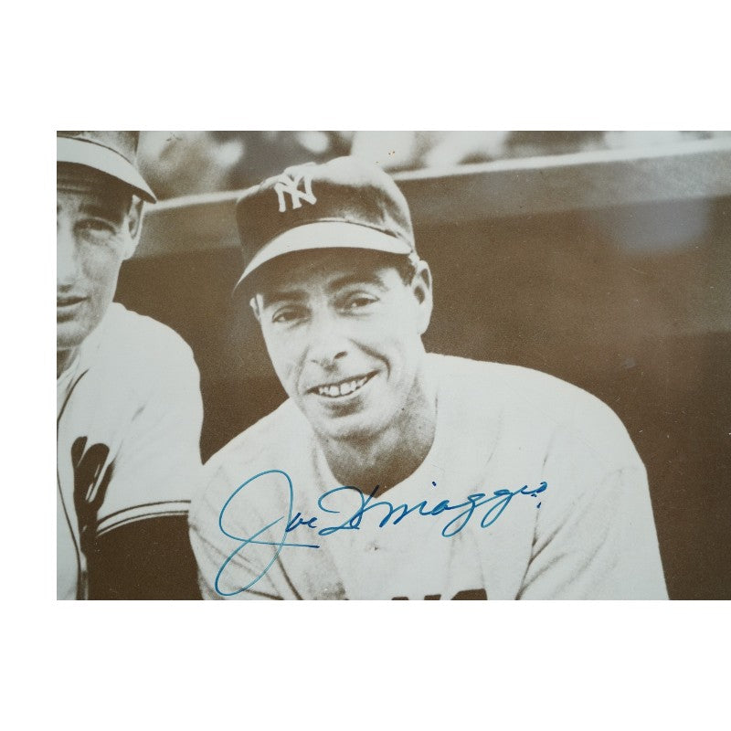 Joe DiMaggio New York Yankees Autographed 11x14 Photo PSA DNA LOA
