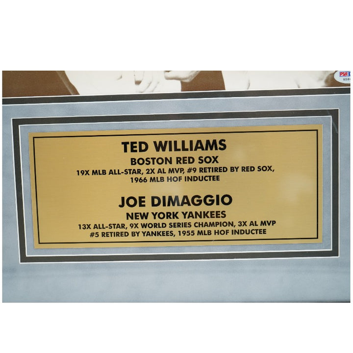 Joe DiMaggio New York Yankees Autographed 11x14 Photo PSA DNA LOA
