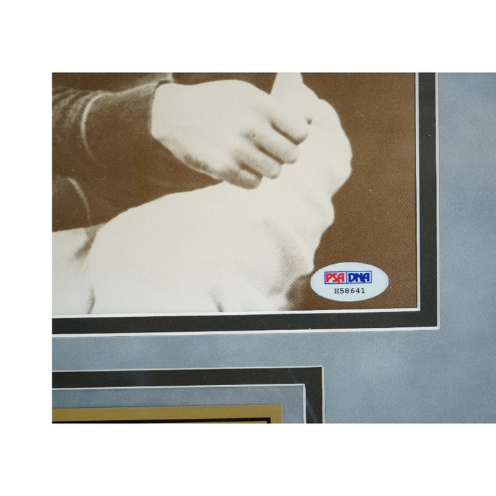 Joe DiMaggio New York Yankees Autographed 11x14 Photo PSA DNA LOA