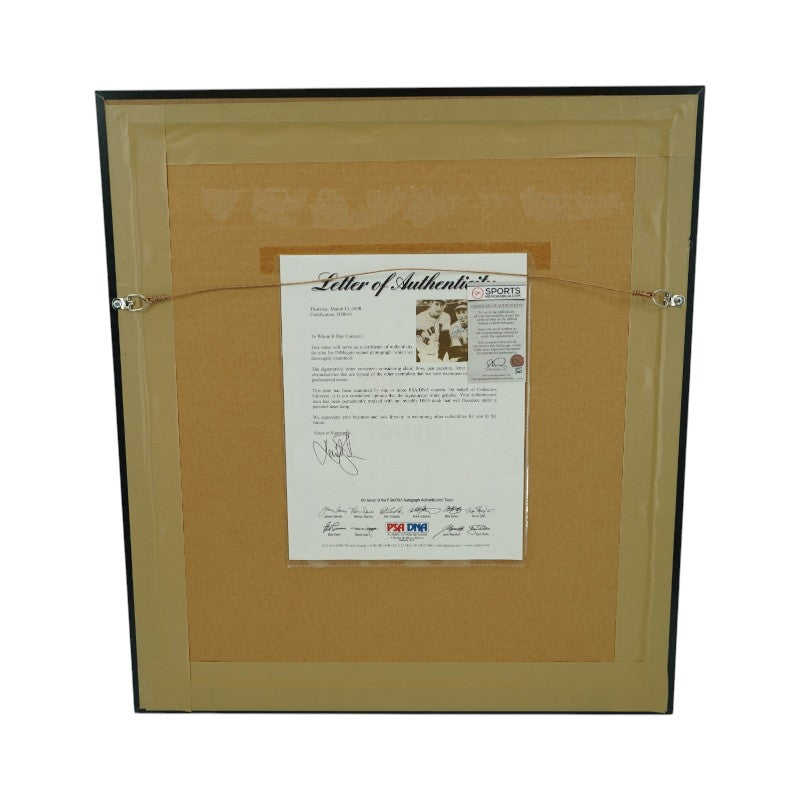 Joe DiMaggio New York Yankees Autographed 11x14 Photo PSA DNA LOA