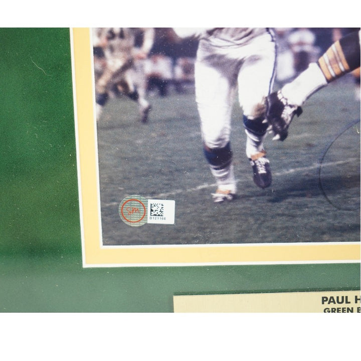 Paul Hornung Green Bay Packers Autographed Framed 8x10 Photo SM COA