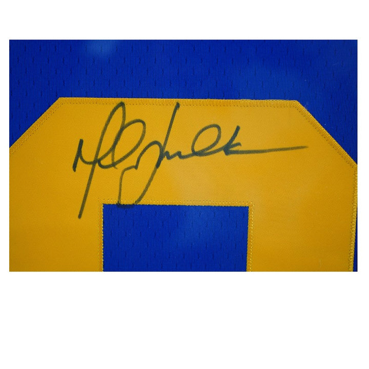 Marshall Faulk Los Angeles Rams Autographed Inscribed Framed Jersey Fanatics Auth