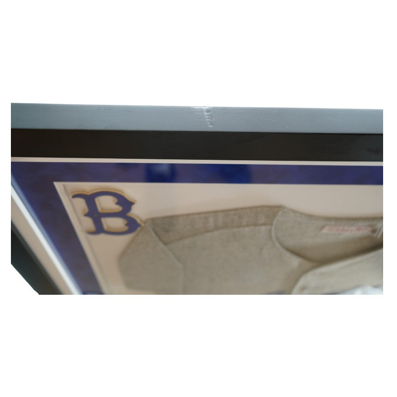 Sandy Koufax Los Angeles Dodgers Autographed Inscribed Framed Road Jersey Fanatics Auth