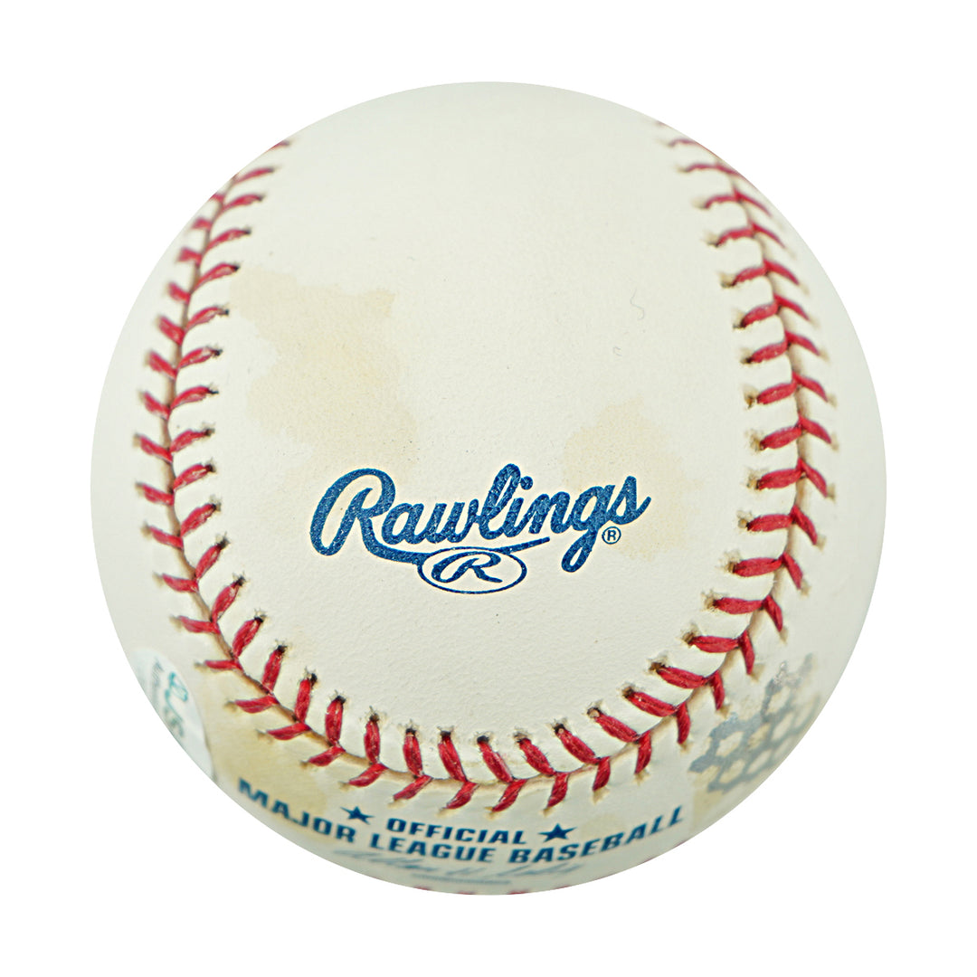 Bob Feller Cleveland Indians Autographed Inscribed HOF OMLB Baseball JSA COA