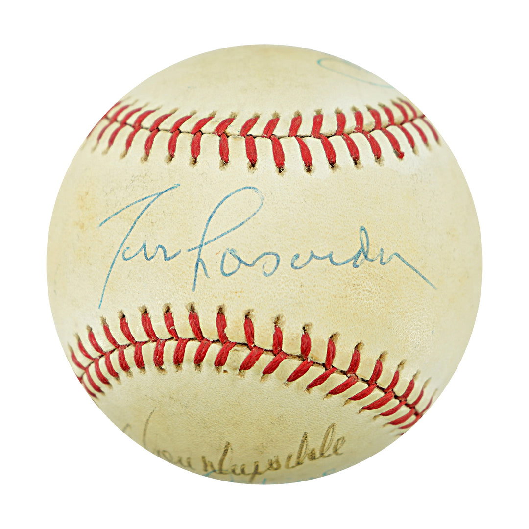 Drysdale LaSorda Branca Los Angeles Dodgers Multi Signed ONL Baseball 8 Autos JSA COA