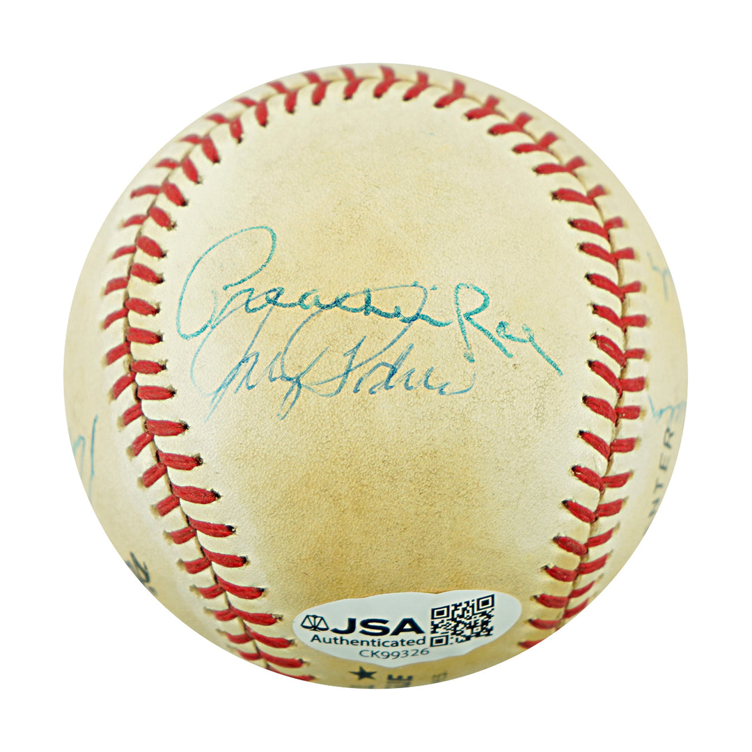 Drysdale LaSorda Branca Los Angeles Dodgers Multi Signed ONL Baseball 8 Autos JSA COA