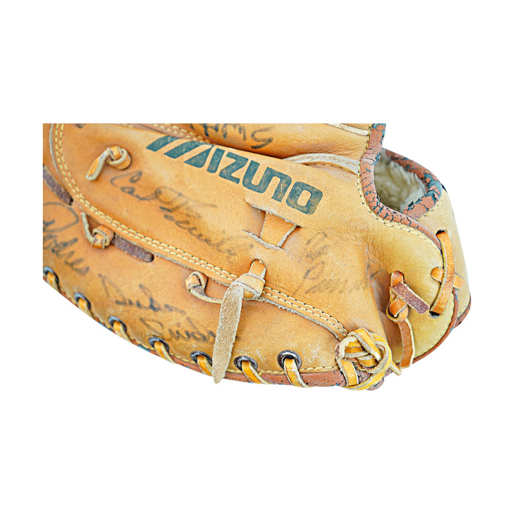 Snider Roe Branca Podres Los Angeles Dodgers Multi Signed Mizuno Baseball Glove 14 Autos JSA LOA