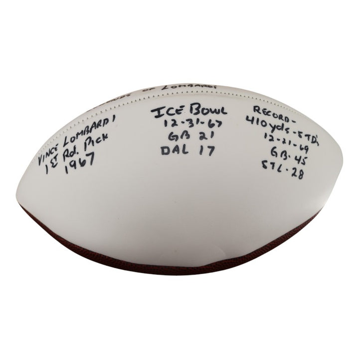 Dan Horn Green Bay Packers Autographed Inscribed Packers Football JSA COA