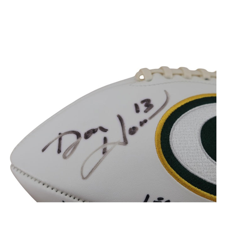 Dan Horn Green Bay Packers Autographed Inscribed Packers Football JSA COA