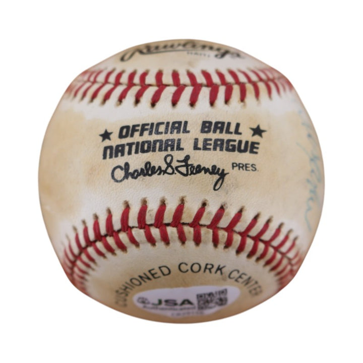 Branca Snider Dodgers Multi Signed 15 Autos ONL Baseball JSA COA