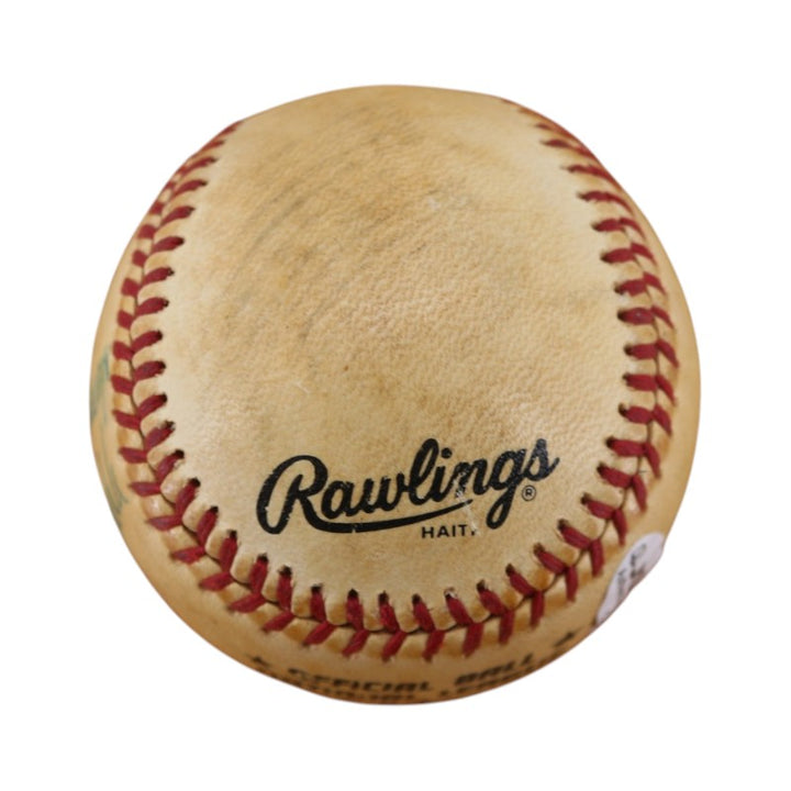 Don Drysdale Los Angeles Dodgers Autographed Personalized ONL Baseball JSA COA