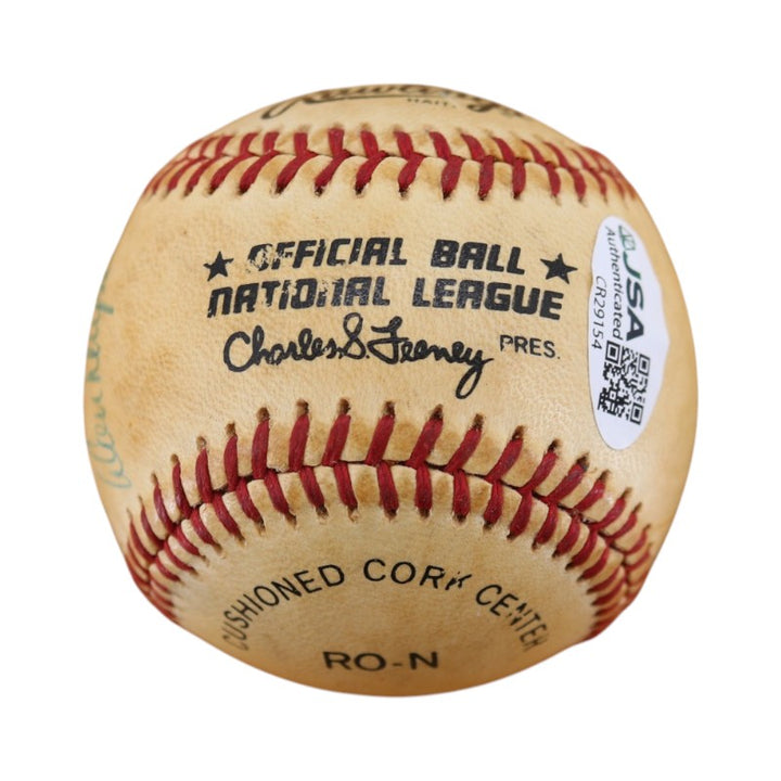Don Drysdale Los Angeles Dodgers Autographed Personalized ONL Baseball JSA COA
